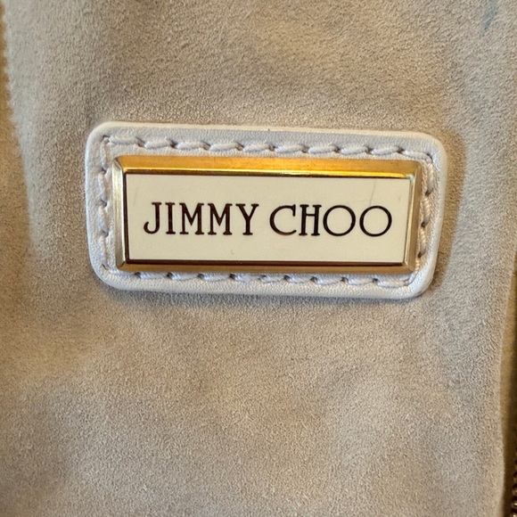 Jimmy Choo Elegant Cream and Beige Shoulder Bag - Picture 2 of 8